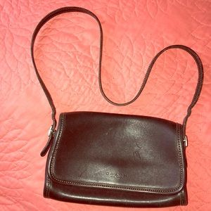 Authentic black coach bag!!